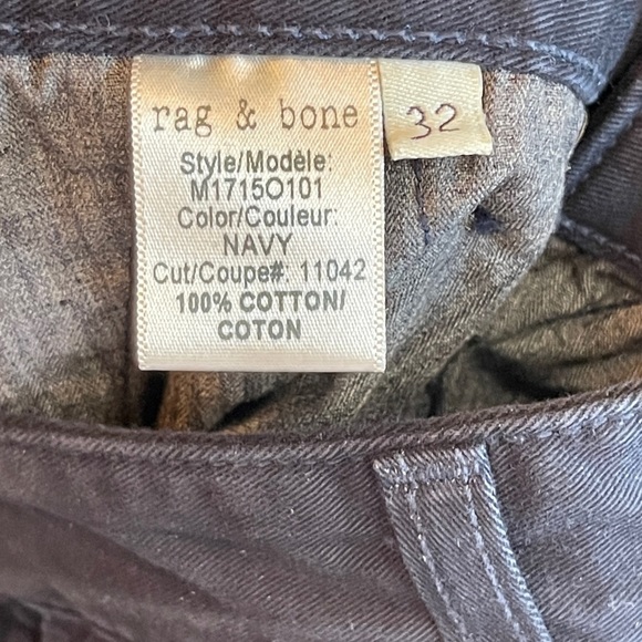 Rag & Bone Standard Issue Pants Navy - Picture 9 of 10